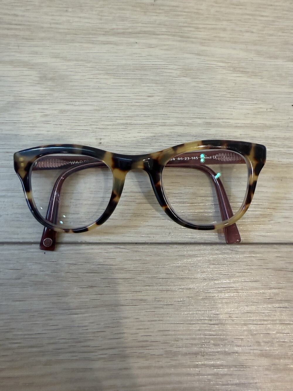 Warby Parker Women's Eyeglasses Cora 8254 Tortoise/Pink 46-23-145 Frames Only!